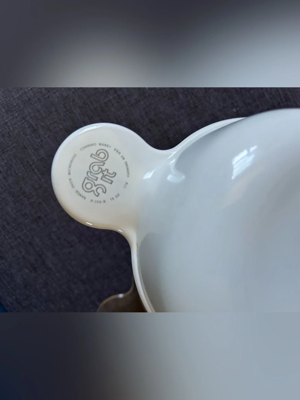 Glass Lidded Casserole Dish in Cream